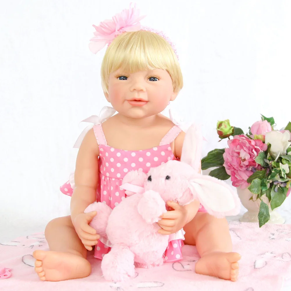 New Arrival Baby Girl Reborn Dolls Kids Toy Full Silicone Vinyl 22'' 55 cm Real Life Bebes Reborn Alive Doll NPK COLLECTION Hot
New Arrival Baby Girl Reborn Dolls Kids Toy Full Silicone Vinyl 22'' 55 cm Real Life Bebes Reborn Alive Doll NPK COLLECTION Hot