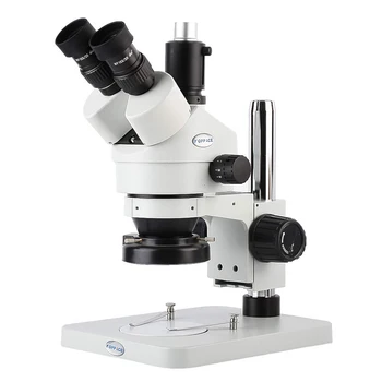 7X-45X Magnifier Stereo Zoom Compound Trinocular Microscope Lens 10X/20mm Eyepiece 0.7X-4.5X Objective 144 LED Light Source NEW
7X-45X Magnifier Stereo Zoom Compound Trinocular Microscope Lens 10X/20mm Eyepiece 0.7X-4.5X Objective 144 LED Light Source NEW