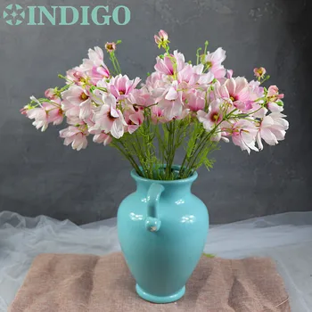 9pcs/Lot 7 Heads Galsang Flower Cosmos Artificial Silk Flower Pink Daisy Wedding Home Decorative Flower Event Free Shipping
9pcs/Lot 7 Heads Galsang Flower Cosmos Artificial Silk Flower Pink Daisy Wedding Home Decorative Flower Event Free Shipping