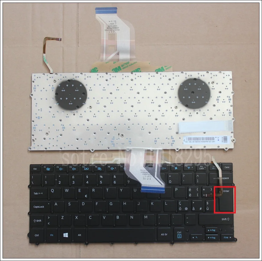 NEW FOR Samsung NP 900x3b 900X3C 900X3D 900X3E Keyboard Backlit IT Italy No Frame Big Enter
NEW FOR Samsung NP 900x3b 900X3C 900X3D 900X3E Keyboard Backlit IT Italy No Frame Big Enter
