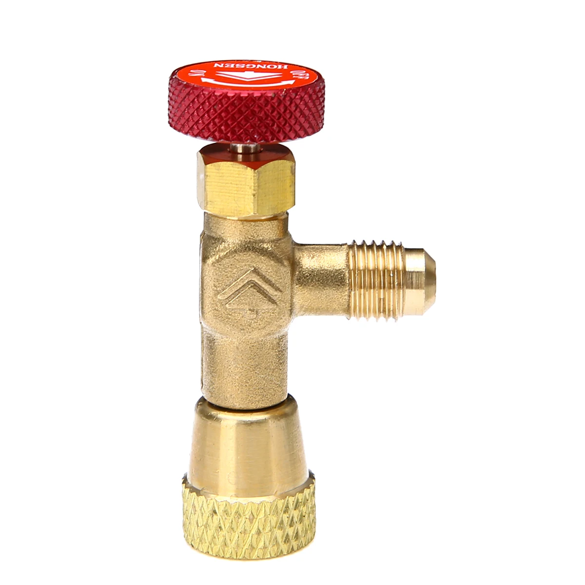 1pc Charging Hose Flow Control Valve Adapter 1/4