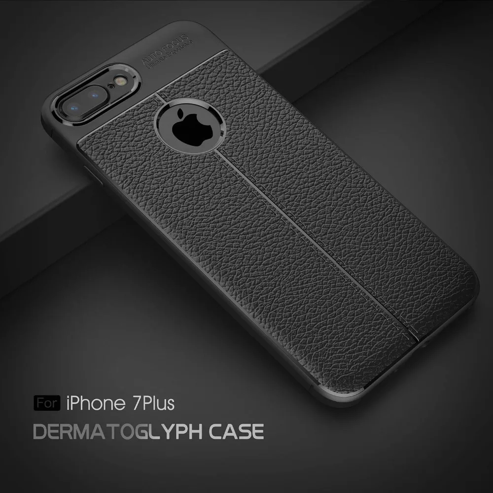 Anti-knock Leather Pattern Phone Shell For Apple iphone 7 plus / 8 plus Case Simple Soft Lychee Striae Protective Back Cover
Anti-knock Leather Pattern Phone Shell For Apple iphone 7 plus / 8 plus Case Simple Soft Lychee Striae Protective Back Cover