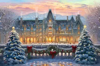 Thomas Kinkade Oil Paintings Castle Landscape Giclee Canvas Wall Picture Art Framed Cuadros Spray Posters and Prints
Thomas Kinkade Oil Paintings Castle Landscape Giclee Canvas Wall Picture Art Framed Cuadros Spray Posters and Prints