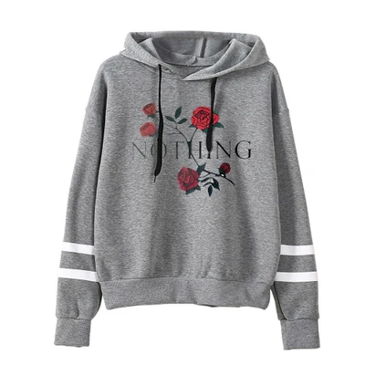 New arrival funny Nothing Letter Print sweatshirt kawaii Rose printing hoodies women 2017 autumn winter casual fleece tracksuits
New arrival funny Nothing Letter Print sweatshirt kawaii Rose printing hoodies women 2017 autumn winter casual fleece tracksuits