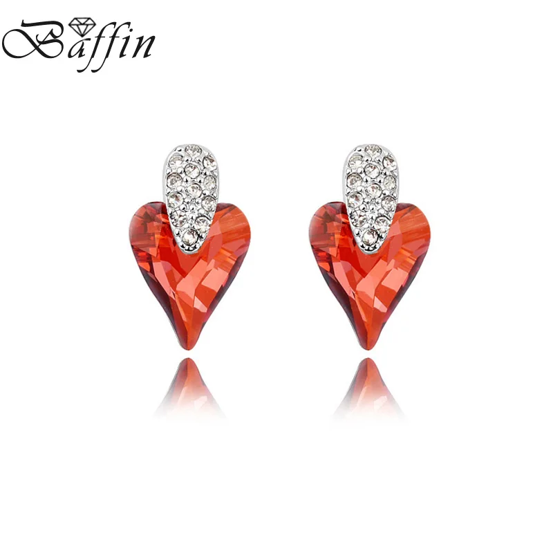 BAFFIN Original Crystals From Swarovski Mini Heart Stud Earrings Women Romantic Wedding Jewelry
BAFFIN Original Crystals From Swarovski Mini Heart Stud Earrings Women Romantic Wedding Jewelry