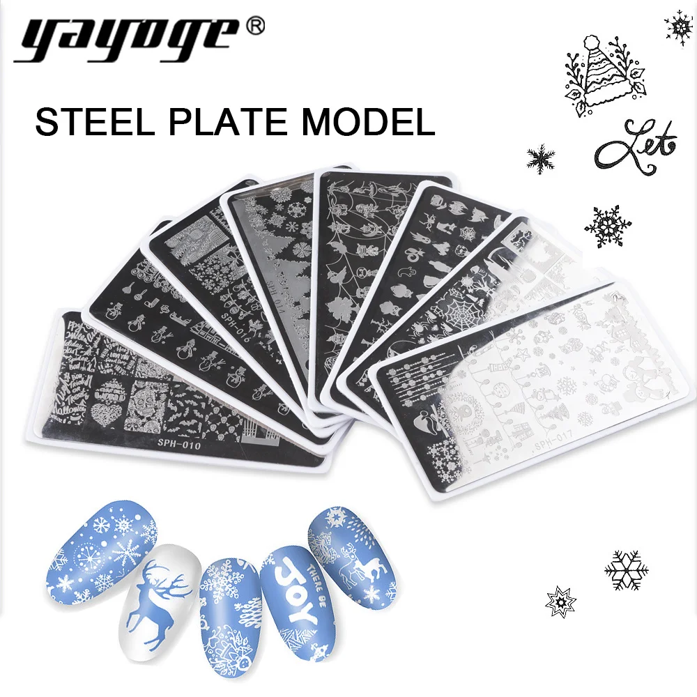YAYOGE Nail Stamping Plates Lace Flower Animal Pattern Nail Art Stamp Stamping Template Image Plate Stencil Nails Tool
YAYOGE Nail Stamping Plates Lace Flower Animal Pattern Nail Art Stamp Stamping Template Image Plate Stencil Nails Tool