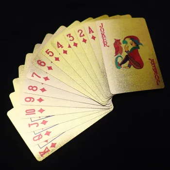 Good Quality Waterproof Cards Gambling Board game GYH Deck Gold Foil Poker Euros Style Plastic Poker Playing Cards M6
Good Quality Waterproof Cards Gambling Board game GYH Deck Gold Foil Poker Euros Style Plastic Poker Playing Cards M6