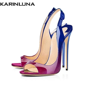 Karinluna 2019 plus size 45 brand design mixed colors summer party Shoes Woman sexy high heels peep toe women pumps sandals
Karinluna 2019 plus size 45 brand design mixed colors summer party Shoes Woman sexy high heels peep toe women pumps sandals