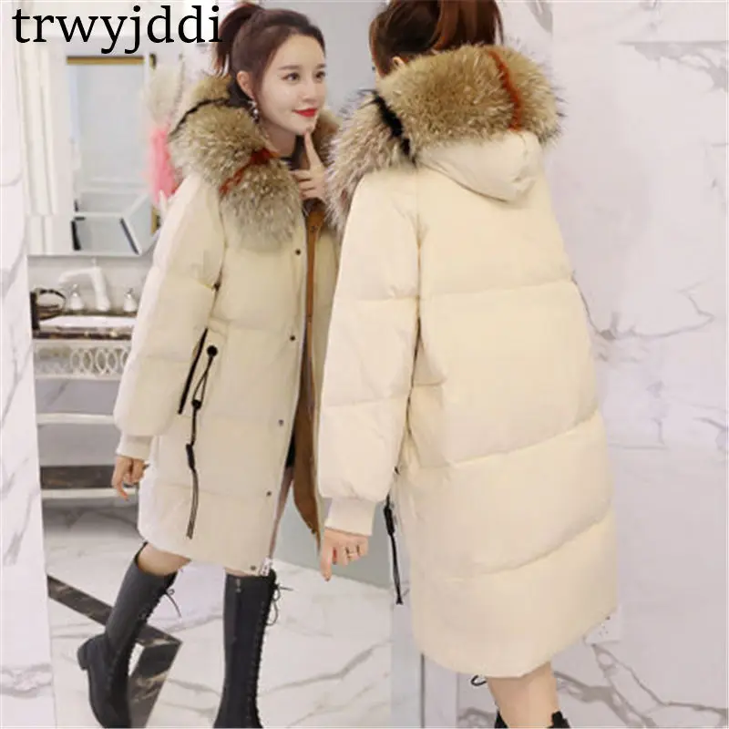 Causal Hooded Jackets Female Long Section Fur Coats Parka Korean 2018 Winter Women New Harajuku Bread Cotton Clothing A963
Causal Hooded Jackets Female Long Section Fur Coats Parka Korean 2018 Winter Women New Harajuku Bread Cotton Clothing A963