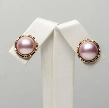free shipping>>>>noble jewelry 10-11mm Rose Purple Genuine Mabe Pearl Stud Earrings Solid 14k Yellow Gold
free shipping>>>>noble jewelry 10-11mm Rose Purple Genuine Mabe Pearl Stud Earrings Solid 14k Yellow Gold