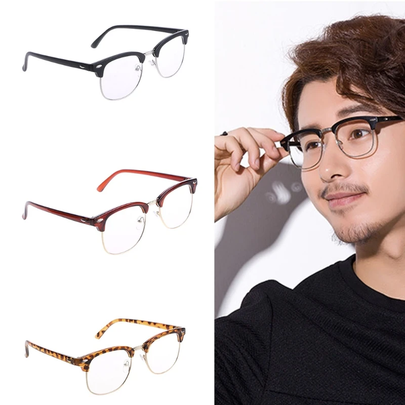 2018 New Men Women Metal Half rimless Glasses Optical Eyeglasses Frame Clear Lens Eyewear Frame Drop Shipping Support
2018 New Men Women Metal Half rimless Glasses Optical Eyeglasses Frame Clear Lens Eyewear Frame Drop Shipping Support