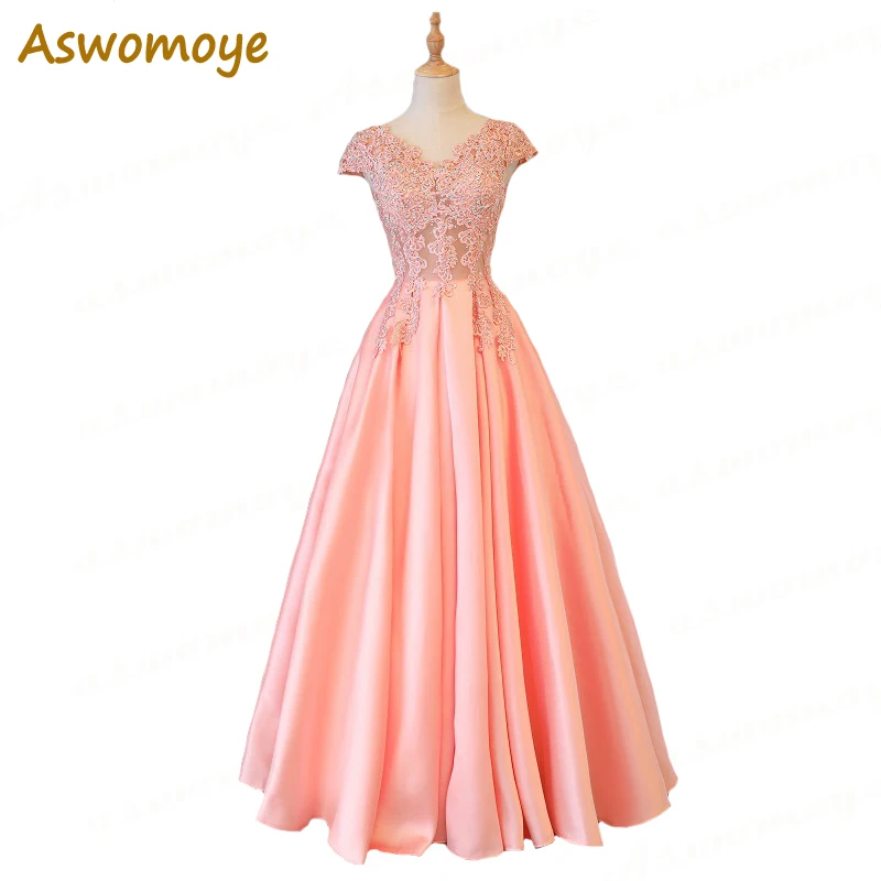 Aswomoye Elegant Women Evening Dress Long 2018 Stylish Appliques Sequins Evening Gown Party Dress Back Lace Up robe de soiree
Aswomoye Elegant Women Evening Dress Long 2018 Stylish Appliques Sequins Evening Gown Party Dress Back Lace Up robe de soiree