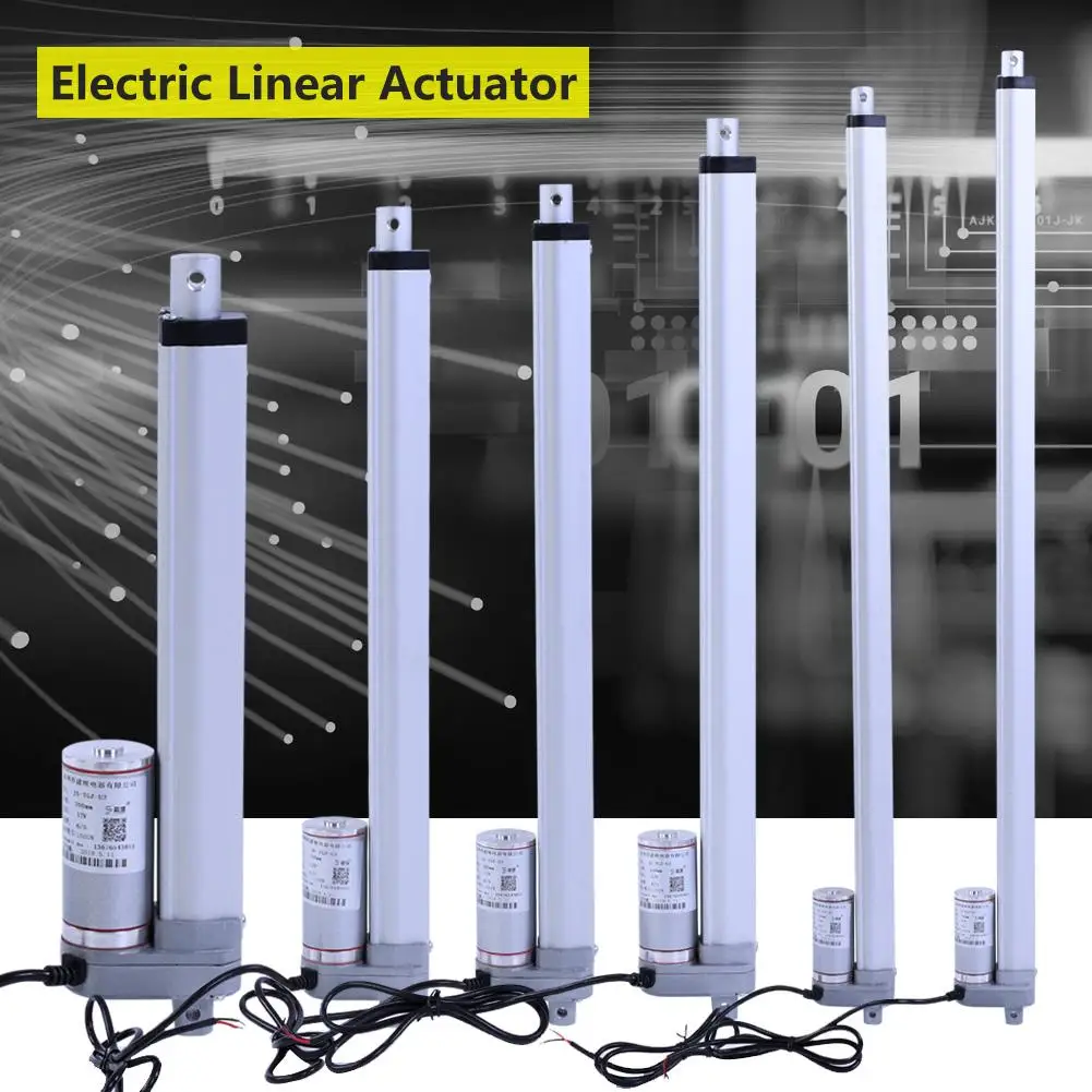 DC 12V Linear Actuator 1500N Stroke Linear Motor Controller 200-400mm Linear Actuator Electric Motor Bracket for Automotive
DC 12V Linear Actuator 1500N Stroke Linear Motor Controller 200-400mm Linear Actuator Electric Motor Bracket for Automotive