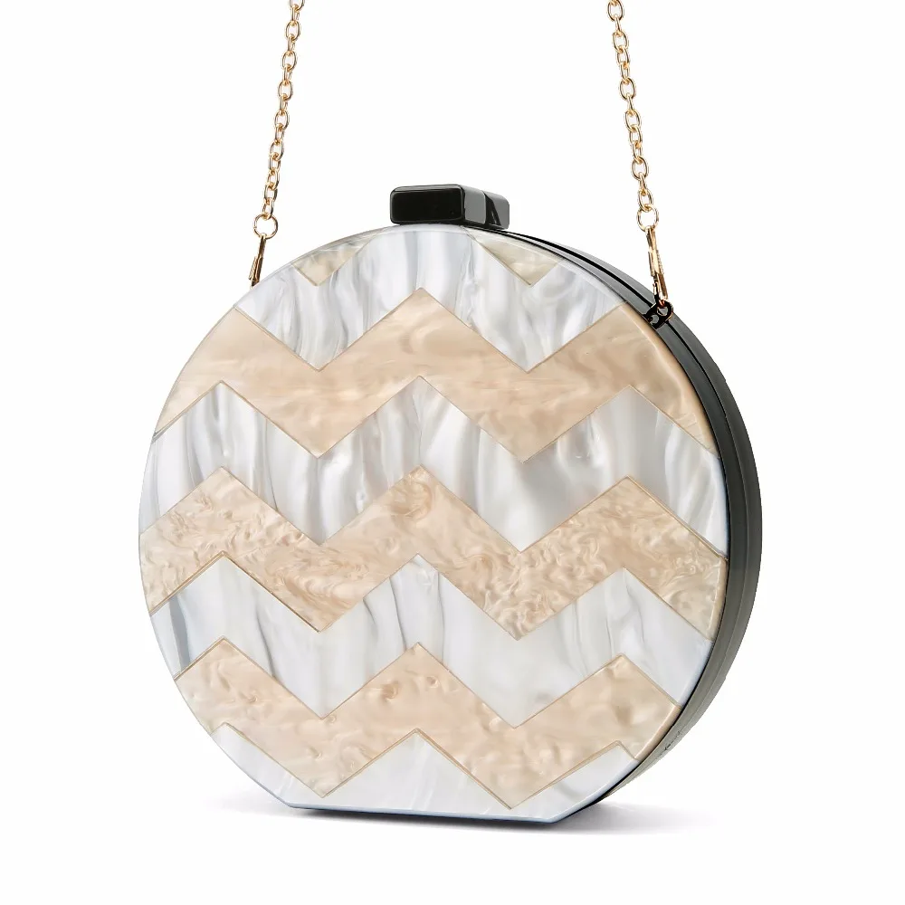 2018 Bali Circle Plastic Box Clutch Bags Women Handmade Round Beach bag Summer Handbag Striped Wave Women Messenger Acrylic Bag
2018 Bali Circle Plastic Box Clutch Bags Women Handmade Round Beach bag Summer Handbag Striped Wave Women Messenger Acrylic Bag