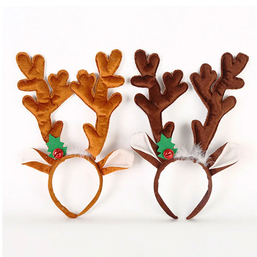 Children Adults Antlers Ear Big Horn Headband Reindeer Elk Bell Headdress Christmas Party Dress Decoration Supplies Christmas
Children Adults Antlers Ear Big Horn Headband Reindeer Elk Bell Headdress Christmas Party Dress Decoration Supplies Christmas