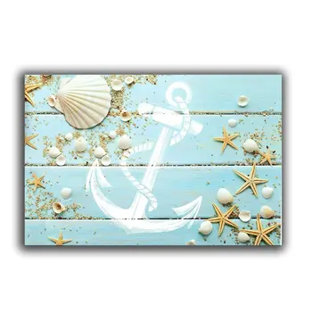 

Charm Home Beach-Themed Nautical Doormats (23.6"X15.7" ) - Seashell, Starfish, Anchor Indoor/Outdoor Mat Rug