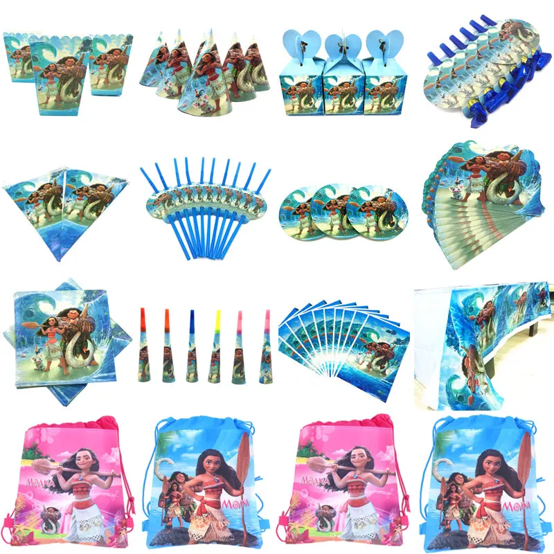Moana Theme Cartoon Party Tableware Cup Straw Plate Napkins Candy Box Banner Flags Kid's Birthday Party Decorations Supplies
Moana Theme Cartoon Party Tableware Cup Straw Plate Napkins Candy Box Banner Flags Kid's Birthday Party Decorations Supplies