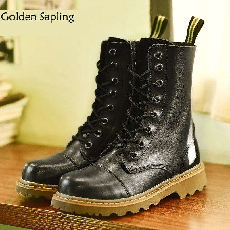 Golden Sapling Winter Sneakers Women Genuine Leather Tactical Boots Top Rubber Women's Outdoor Shoes Woman Hiking Boots with Fur
Golden Sapling Winter Sneakers Women Genuine Leather Tactical Boots Top Rubber Women's Outdoor Shoes Woman Hiking Boots with Fur