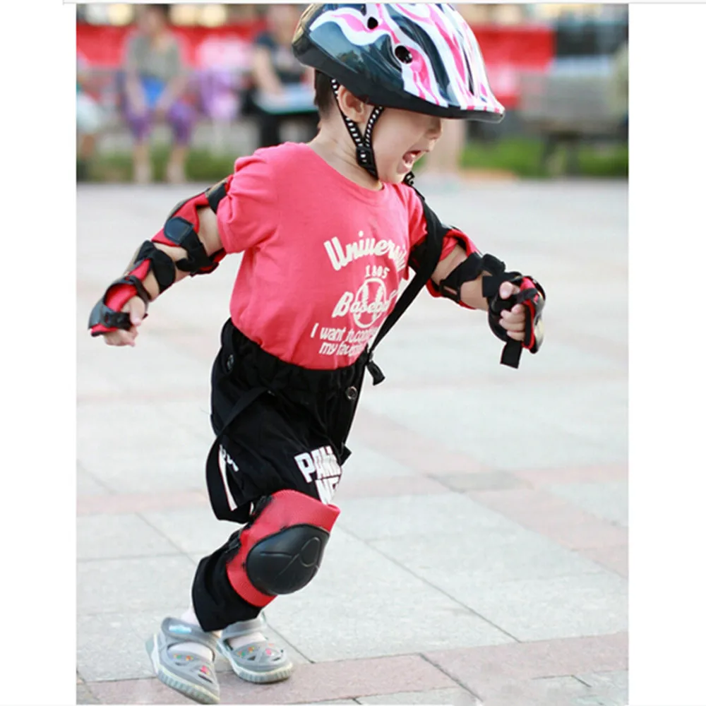 New 6PCs/Set Kids Bicycle Cycling Knee Elbow Pads Roller Skating Skateboard Wrist Protective Cover Guard Pad Gear For Scooter
New 6PCs/Set Kids Bicycle Cycling Knee Elbow Pads Roller Skating Skateboard Wrist Protective Cover Guard Pad Gear For Scooter