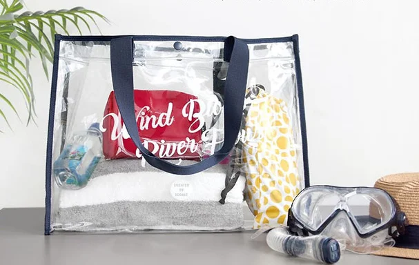 Seal Summer Transparent Swimming Beach PVC Bags Female Fashion Casual Waterproof Handbags Ladies Letter Shoulder Bags D085
Seal Summer Transparent Swimming Beach PVC Bags Female Fashion Casual Waterproof Handbags Ladies Letter Shoulder Bags D085