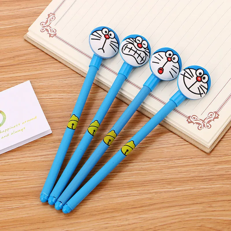 4pcs/lot Cute cartoon jingle cat black gel pen School office supplies Doraemon water pen
4pcs/lot Cute cartoon jingle cat black gel pen School office supplies Doraemon water pen