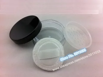 20ML Transparent Round Empty Cosmetic Powder Refillable Case Plastic Loose Powder Jar with Sifter Cosmetic Container Black Cap
20ML Transparent Round Empty Cosmetic Powder Refillable Case Plastic Loose Powder Jar with Sifter Cosmetic Container Black Cap