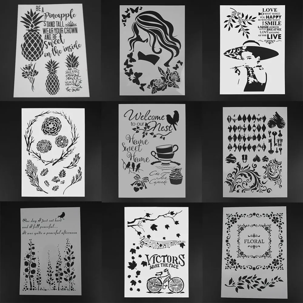 Plastic Fondant Cake Stencil Coffee Template Spray Mold DIY Flower Wedding Cake Decorating Tool Cake Moulds
Plastic Fondant Cake Stencil Coffee Template Spray Mold DIY Flower Wedding Cake Decorating Tool Cake Moulds