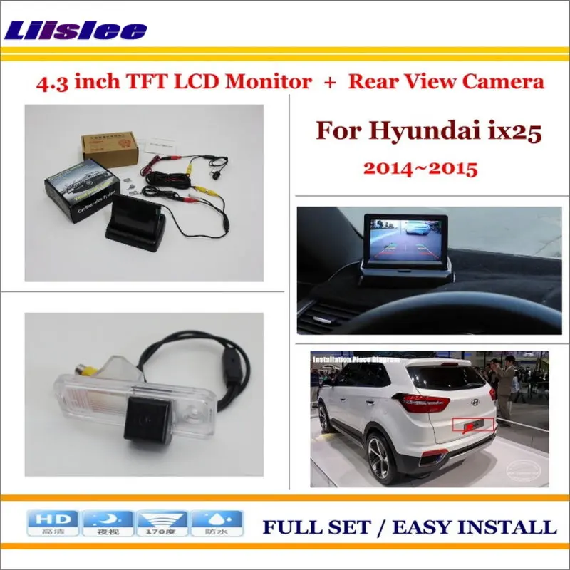Car Parking Camera + 4.3" LCD Monitor NTSC PAL = 2 in 1 Parking Rearview System - For Hyundai i25 / i35 / i45
Car Parking Camera + 4.3" LCD Monitor NTSC PAL = 2 in 1 Parking Rearview System - For Hyundai i25 / i35 / i45