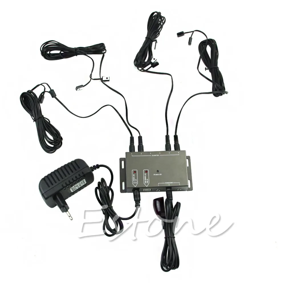 High Quality EU IR Remote Extender 8 Emitters 1 Receiver Infrared Repeater Hidden System Kit
High Quality EU IR Remote Extender 8 Emitters 1 Receiver Infrared Repeater Hidden System Kit