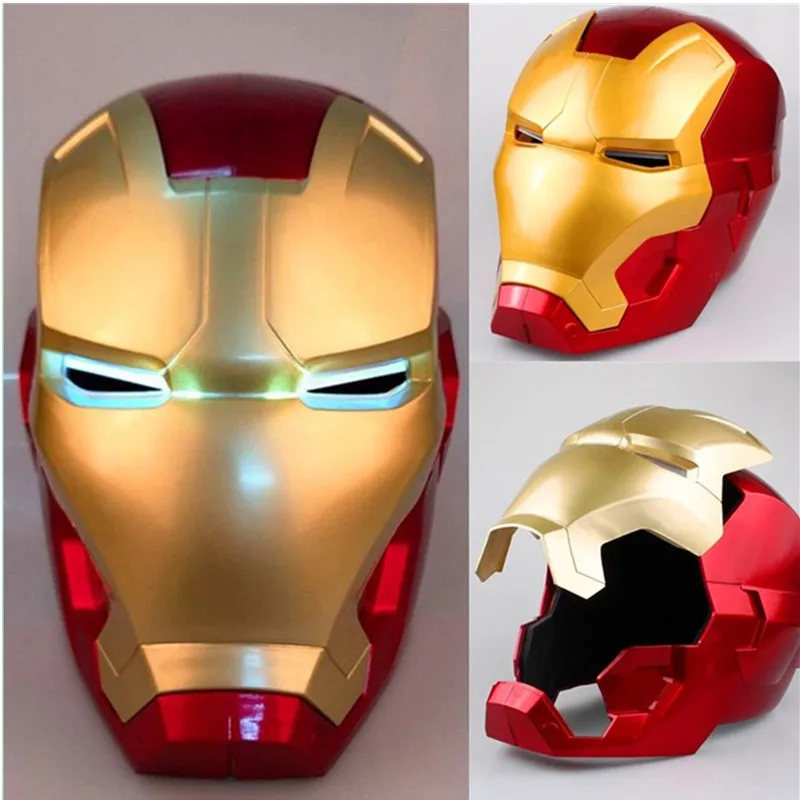 New Avengers 4 Iron Man Helmet Cosplay Superhero Tony Stark Action Figure Touch Sensing Mask with LED Light Motorcycle Helmet
New Avengers 4 Iron Man Helmet Cosplay Superhero Tony Stark Action Figure Touch Sensing Mask with LED Light Motorcycle Helmet