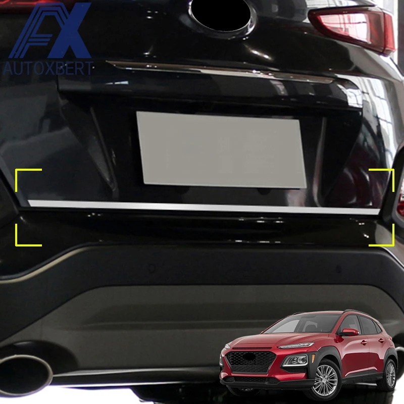AX Chrome Rear Trunk Tailgate Back Door Lid Molding Edge Cover Trim Strip Stainless For Hyundai Kona Encino Kauai 2017 2018 2019
AX Chrome Rear Trunk Tailgate Back Door Lid Molding Edge Cover Trim Strip Stainless For Hyundai Kona Encino Kauai 2017 2018 2019