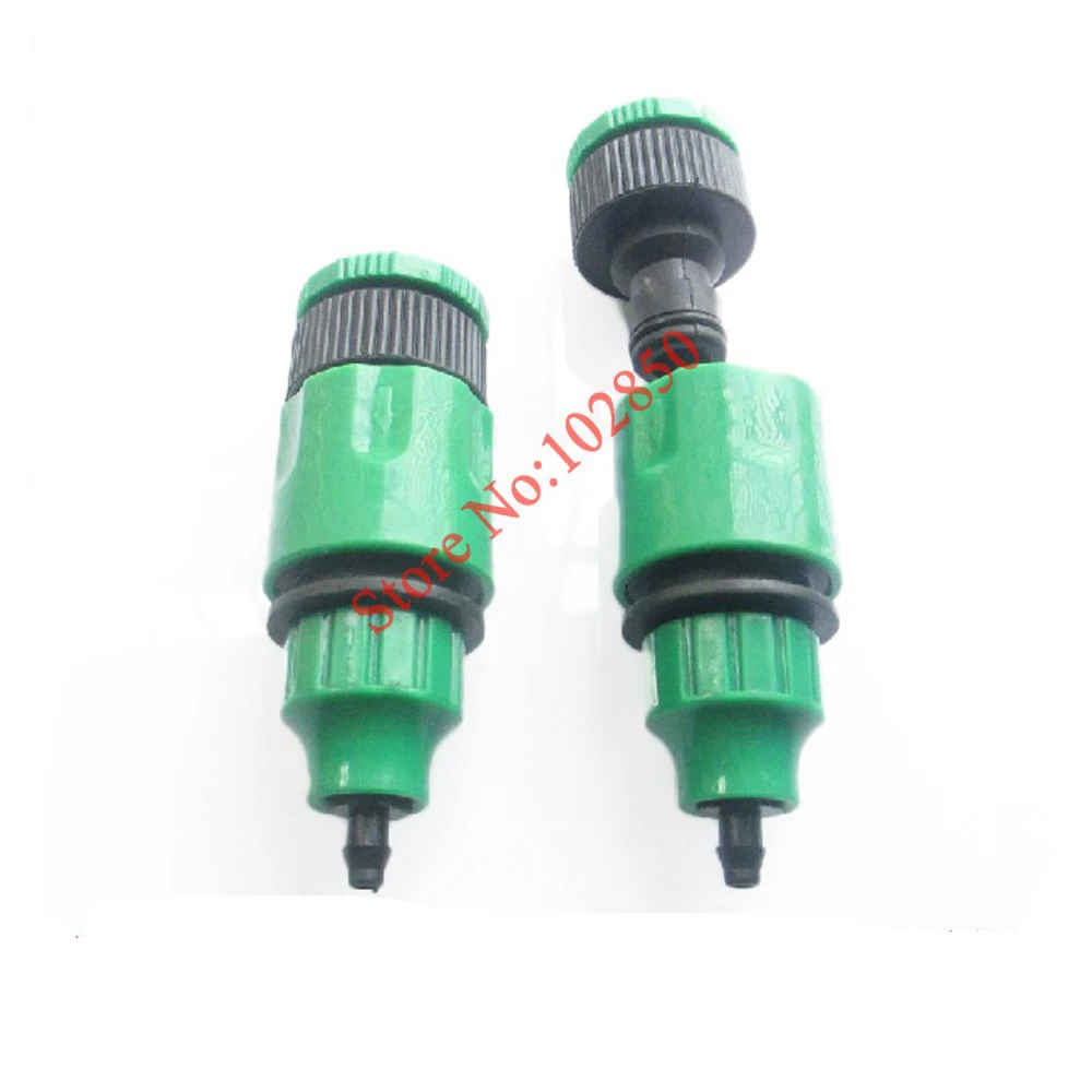 Garden Hose Pipe Adapter ,1/2" or 3/4"male thread Tap Connector Fitting For Irrigation with 1/4" micro tubing
Garden Hose Pipe Adapter ,1/2" or 3/4"male thread Tap Connector Fitting For Irrigation with 1/4" micro tubing