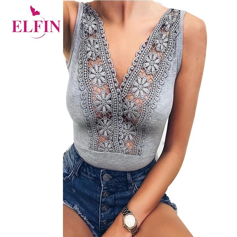 Lace Sexy Women Jumpsuits Rompers Ladies Black Gray V Neck Sleeveless Jumpsuit Clubnight Casual Femme Playsuits WS9834R
Lace Sexy Women Jumpsuits Rompers Ladies Black Gray V Neck Sleeveless Jumpsuit Clubnight Casual Femme Playsuits WS9834R