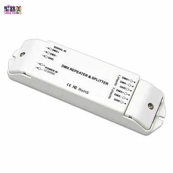 BC-812 DC 12V -24V DMX512 Signal power repeater DMX Power amplifier 1 to 2 channel output DMX power splitter DMX led controller
BC-812 DC 12V -24V DMX512 Signal power repeater DMX Power amplifier 1 to 2 channel output DMX power splitter DMX led controller