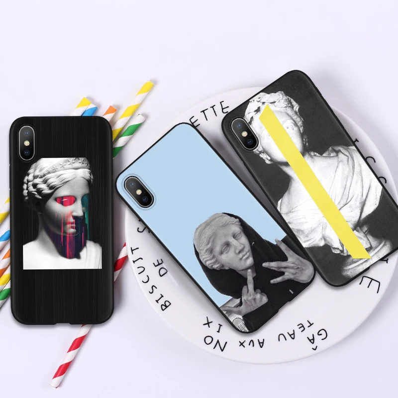Black TPU Silicon Cases for iPhone XS Max 6 6S 8 7 Plus X 5 5S SE for Samsung Galaxy Note 8 9 S8 S9 Plus S6 S7 Edge Case Cover
Black TPU Silicon Cases for iPhone XS Max 6 6S 8 7 Plus X 5 5S SE for Samsung Galaxy Note 8 9 S8 S9 Plus S6 S7 Edge Case Cover