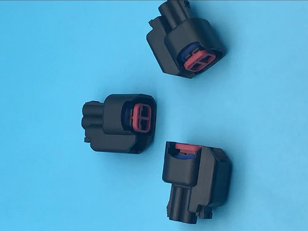 

20/50sets 2 pin 1.5mm female waterproof housing plug wire electrical horn nozze connector 7283-5967-30