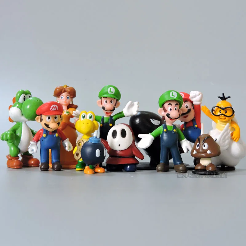 6pcs/set Super Mario Bros yoshi dinosaur Peach toad Goomba PVC Action Figures toy figma
6pcs/set Super Mario Bros yoshi dinosaur Peach toad Goomba PVC Action Figures toy figma