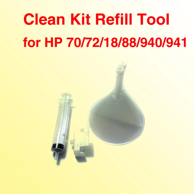1x printhead clean kit refill tool compabtible compatible for HP18 72 80 88 940 941
1x printhead clean kit refill tool compabtible compatible for HP18 72 80 88 940 941