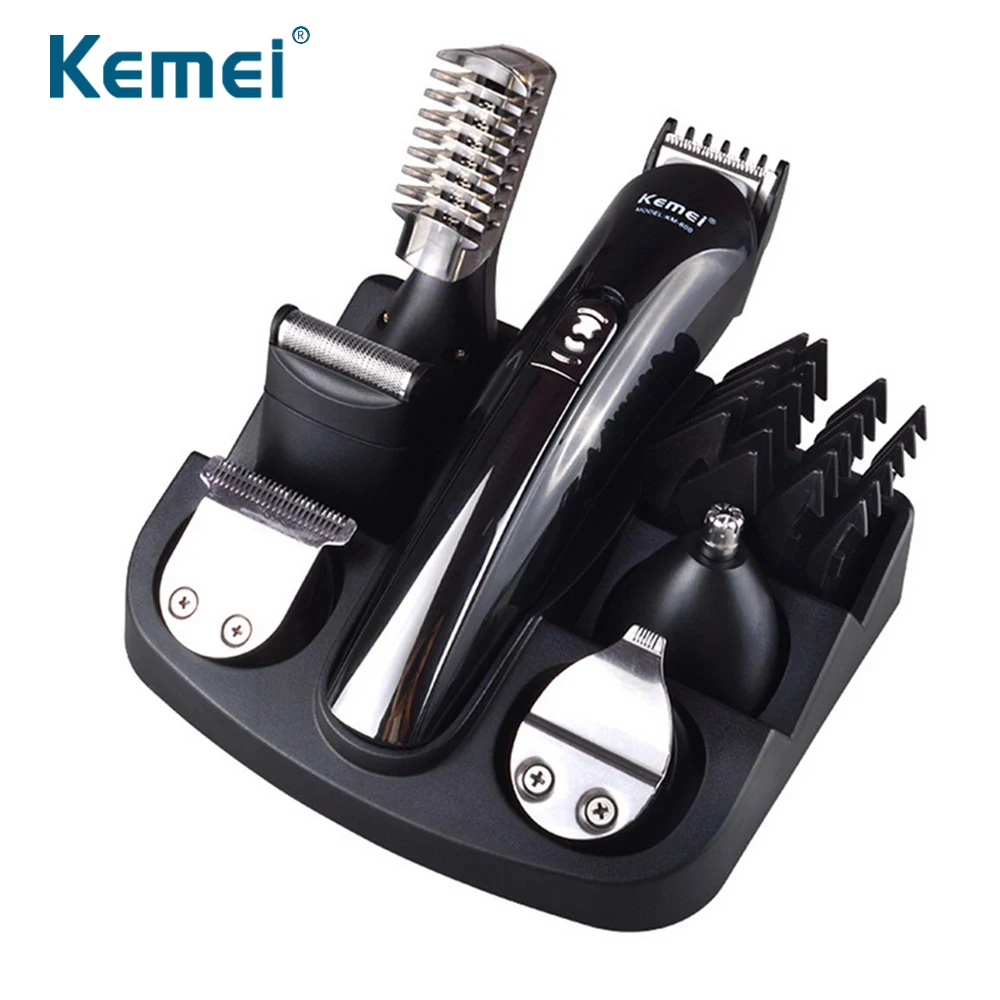 Kemei New Professional Hair Trimmer 6 In 1 Hair Clipper Shaver Sets Beard Men Styling Tools Trimmer Hair Cutting Machine
Kemei New Professional Hair Trimmer 6 In 1 Hair Clipper Shaver Sets Beard Men Styling Tools Trimmer Hair Cutting Machine