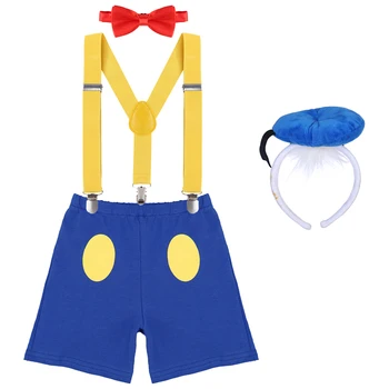 Baby Clothes for Photo Shoot Cute Baby Boy Girl Birthday Party Outfit Suspender Pants Necktie Headband 4pcs Set Baby Cake Smash
Baby Clothes for Photo Shoot Cute Baby Boy Girl Birthday Party Outfit Suspender Pants Necktie Headband 4pcs Set Baby Cake Smash