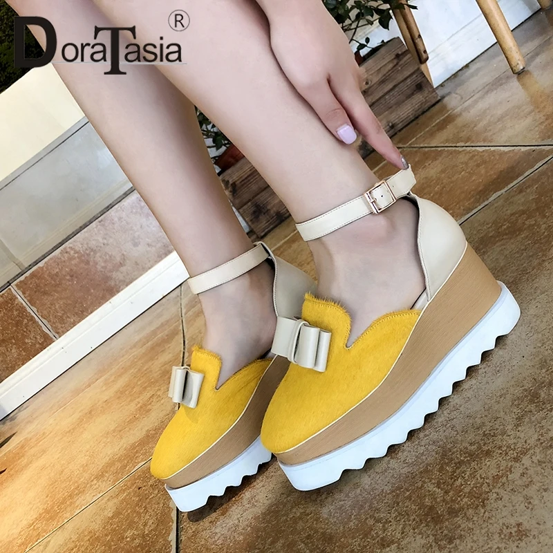 DoraTasia New Sweet Summer Platform Sandals Women 2019 Horsehair Ladies butterfly-knot Wedges Shoes Woman Beach Sandals 33-42
DoraTasia New Sweet Summer Platform Sandals Women 2019 Horsehair Ladies butterfly-knot Wedges Shoes Woman Beach Sandals 33-42