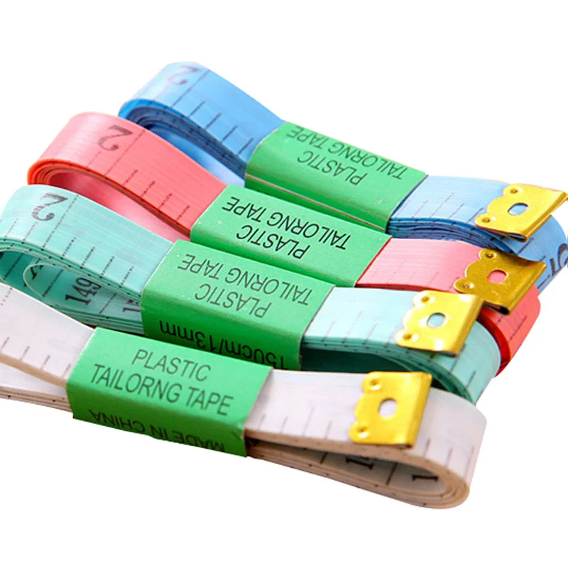 1 Piece 1.5m Long Colorful Portable Soft Rule Simply Exquisite Useful Tape measure Centimeter Height Bust Waistline for Gift
1 Piece 1.5m Long Colorful Portable Soft Rule Simply Exquisite Useful Tape measure Centimeter Height Bust Waistline for Gift