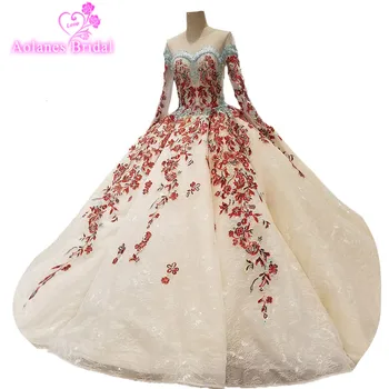 2018 New Champagne Lace Sweetheart Bridal Gowns Floor-length Lace Up Ball Gown Princess Vintage Wedding Dresses Real Custom Made
2018 New Champagne Lace Sweetheart Bridal Gowns Floor-length Lace Up Ball Gown Princess Vintage Wedding Dresses Real Custom Made