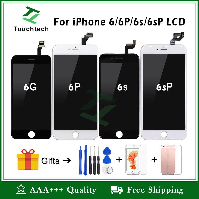 White&Black 100% OEM Screen For iPhone 6 6 Plus 6s Plus LCD Screen Replacement Display with 3D Touch Screen Digitizer Assembly
White&Black 100% OEM Screen For iPhone 6 6 Plus 6s Plus LCD Screen Replacement Display with 3D Touch Screen Digitizer Assembly