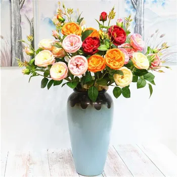 5pcs Artificial Roses flower stems Silk Toronto Rose branches flowers for Wedding centerpieces Home party Table Decoration
5pcs Artificial Roses flower stems Silk Toronto Rose branches flowers for Wedding centerpieces Home party Table Decoration