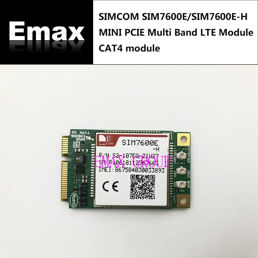 SIMCOM SIM7600E/SIM7600E-H SIM7600E-H1C SIM7600E-H1CD MINI PCIE SIM7600X-H Multi Band LTE CAT4 module 100% новый и оригинальный
SIMCOM SIM7600E/SIM7600E-H SIM7600E-H1C SIM7600E-H1CD MINI PCIE SIM7600X-H Multi Band LTE CAT4 module 100% новый и оригинальный