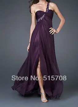 Elegant One Shoulder Sheath Split Chiffon Discount Floor Length Formal Gown Long Evening Prom Dresses Free Shipping
Elegant One Shoulder Sheath Split Chiffon Discount Floor Length Formal Gown Long Evening Prom Dresses Free Shipping