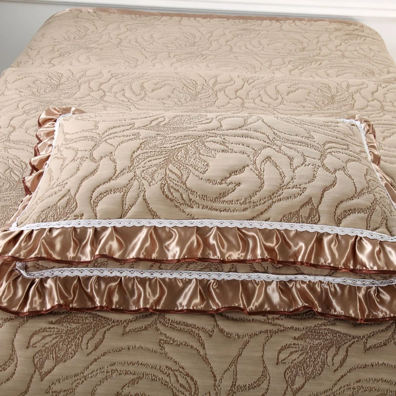 Waliicorners Luxury Knitted Cotton 3 Pieces Bedspread Comforter Set King Queen Size Bed Cover Set Mattress Topper Blanket With Pillowcases 25 HTB1uJ0baRKw3KVjSZFOq6yrDVXaR