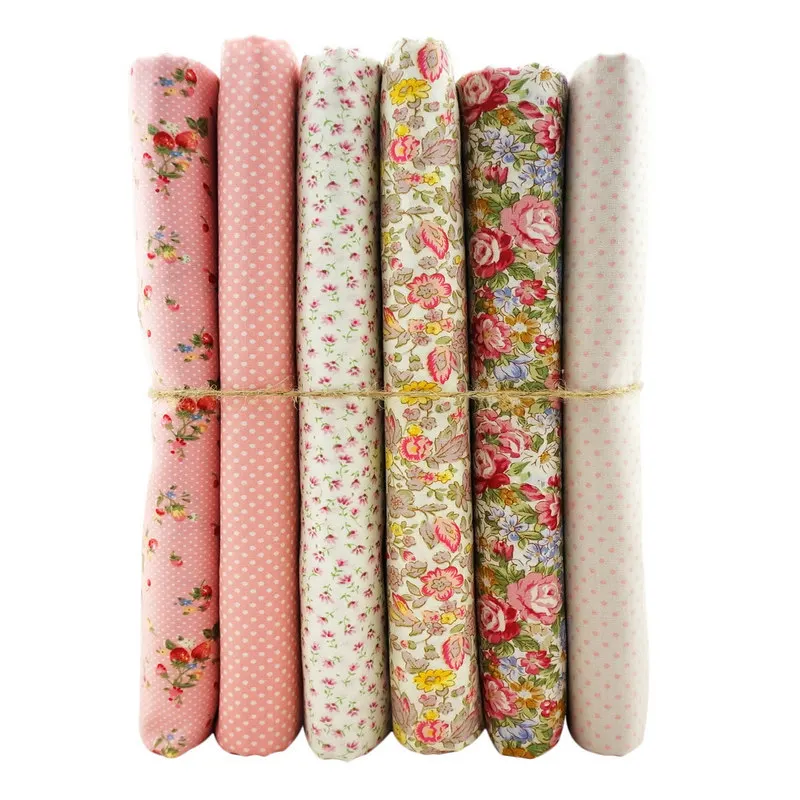 6pcs/lot 45x50cm 100% Cotton Poplin Quilting Fabric Bundle Baby Floral Pink, Sewing Diy Patchwork Cloth 17.7"x19.7" 6P-17
6pcs/lot 45x50cm 100% Cotton Poplin Quilting Fabric Bundle Baby Floral Pink, Sewing Diy Patchwork Cloth 17.7"x19.7" 6P-17