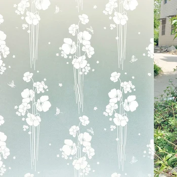 White butterfly Love Flower PVC Home Frosted Sticker Glass film Privacy Removable Reuse Door Window Cling Film 45/60/75/90cm
White butterfly Love Flower PVC Home Frosted Sticker Glass film Privacy Removable Reuse Door Window Cling Film 45/60/75/90cm